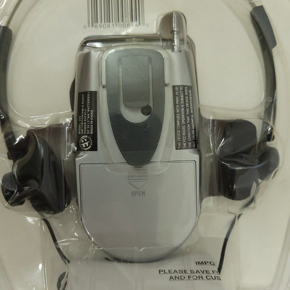 Electro Brand AM FM Portable Radio Model 844 Speaker Headphones New Old Stock - Picture 9 of 11